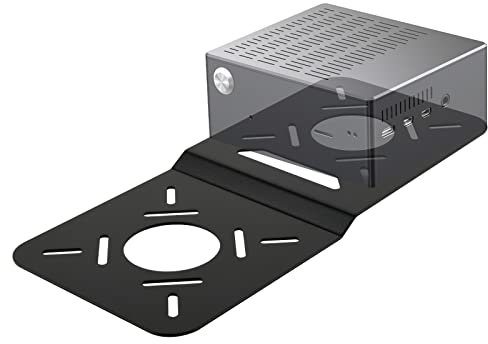 CaSZLUTION VESA Mount Adapter Extender Bracket: Universal VESA Conversion Plate Compatible with VESA Monitor 35 by 75 mm to 100 by 100 mm Extension Plate Holder Compatible with Mini PC CPU Computer