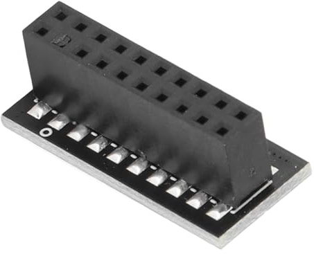LPC TPM-Modul, TPM 2.0-Modul LPC-Schnittstelle 20-Pin-Modul-Motherboard, Kompatibel mit TPM2.0-Remote-Kartenverschlüsselungssicherheit, Internen Komponenten | Kryptografischer Prozessor, Remote-Verschlüsselung, hohe Kompatibilität, kompakte Bauweise