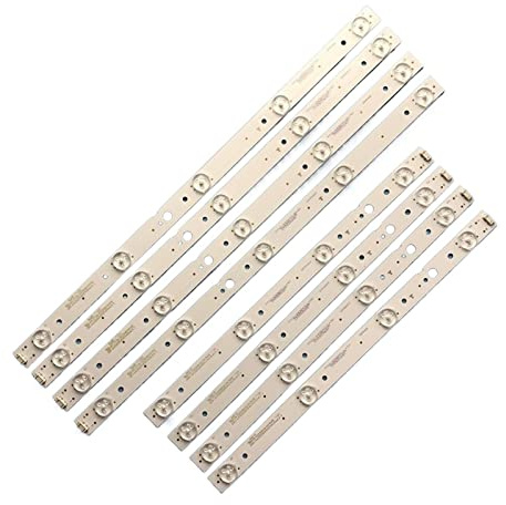 HCZION PORTATO Striscia di retroilluminazione 4/5 lampada adatta for LG 43 TV CRH-A4330300104L6CN Rev1.0. CRH-A4330300105R6CN. Rev1.0. LED 43ug620V 43UJ620V. Strisce di retroilluminazione TV