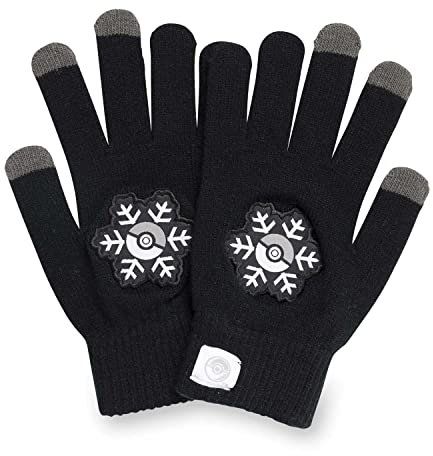 Pokémon Center: Pokéball Flurries Touchscreen-Handschuhe (Einheitsgröße für Erwachsene), Mehrfarbig, Einheitsgröße