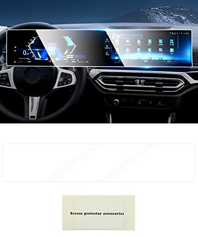 SHSBSCAR Panzerglas Schutzfolie für BMW 3/4/5er G60 G30 G20 G22 X3 X5 X6 X7 iX i3 i4 i7 M3 M4 (2022-2025) 14,9+12,3 Display, Digitales Armaturenbrett GPS Touchscreen (Nicht für X1 iX1)
