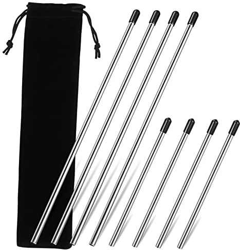 SOLUSTRE 8stücke Edelstahl-glasflaschenhalter Für Spülmaschine Geschirrspülereinsätze Mit Gummikappen Stäbe Für Soda-stream-flaschen Weingläser Karaffen Kompatibel Mit Meisten Spülmaschinen