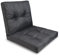 King Matratzen Sitzkissen Kissen Polster Auflage - Premium Wasserdicht Rückenkissen Loungekissen Bodenkissen Rattan Viele Größen (2er Set (S) GRAU)