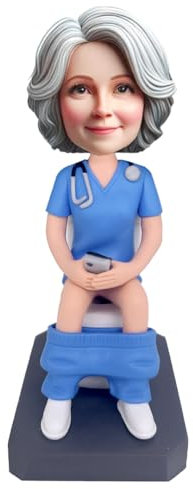 mydedor 100 % benutzerdefinierte Wackelkopf-Figur, Polymer-Ton-Figur, glückliches Paar, maßgeschneiderte Skulptur aus Fotos, personalisiertes bestes Geschenk für Liebhaber, Jahrestag/Valentinstag,