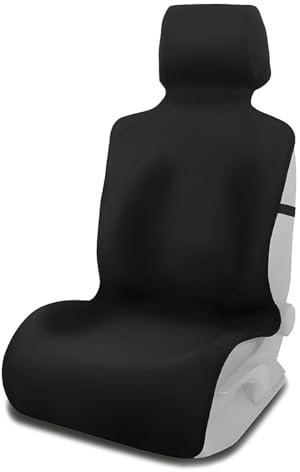 JNNJ Sitzbezüge Auto Vordersitze, Universal wasserdichte Autositzbezüge Set, Neoprene Auto-Sitzschoner Vordersitze, Für Alle Autositze, Hund, Kinder, Athleten Training