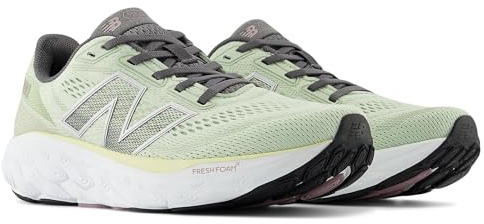 New Balance Foam Fresca X 1080 V12 Laufschuhe für Herren, Natürliches Minzgrün/Silbermetallic/Eiswein, 37.5 EU
