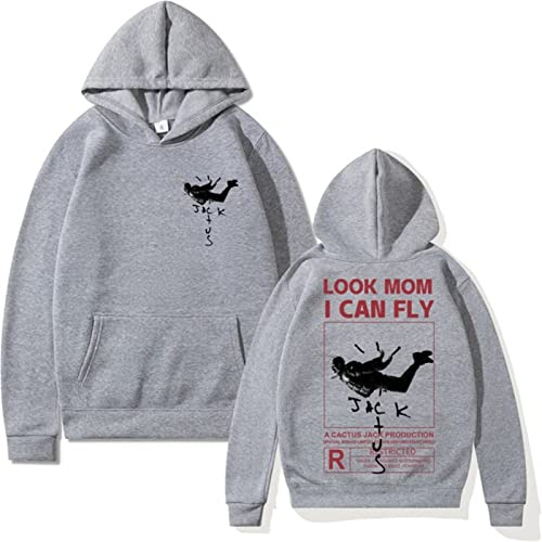 EVERLUCK Travis Hiphop Sweat à capuche Scott Wish You Were Here Unisexe Look Astroworld Mom I Can Fly Sweatshirts pour femmes et hommes, 02 Fly Travis, XL
