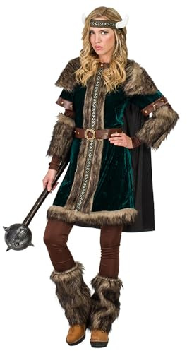 Boland - Kostüm Wikinger für Damen, 12-teilig, Faschingskostüm für Mottoparty, Halloween oder Karneval, Seefahrer