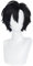 RiRaku Anime Cosplay Perücke Cheng Xiaoshi Short Black Halloween Kostüm Cosplay Perücke,Für Party Karneval Weihnachten