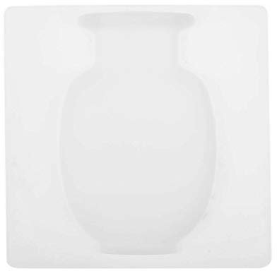 Vesdrtyr Diy Magic Wall Hang Vase Sticky Flower Bottle Rubber Silicone Floret Container White