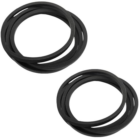 Lot de 2 courroies M126536 pour John Deere LT133 LT150 LT155 LT160 LT166 LT180