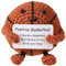 TOYMIS Positiver Basketball, Gehäkelter Basketball Mini-Puppe Basketball zur Emotionalen Unterstützung Positives Geschenk Emotionales Unterstützungsgeschenk für Kinder und Erwachsene
