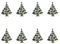 VALICLUD 8 Stk Weihnachtsbaum Brosche Weihnachtsabzeichen Weihnachtsdekoration Baumförmige Brosche Weihnachtsbruststift Weihnachtsbrosche Urlaubs-goodie-bag-füller Weihnachtsbrustnadel