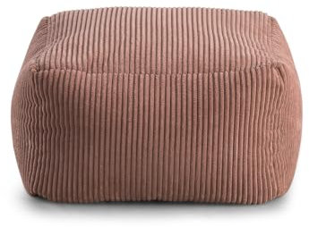 Gutekissen® Kinder Sitzsack „Miki“ - Bequem, Montessori Sitzkissen für Kinderzimmer (Rosa, 50x50x30 cm)