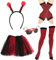Generisch Damen 80er 90er Jahre Outfit Kostüm Rot Tutu Damen Tops Neon Shirt 80s Aerobic Outfit Kleidung Karneval Stulpen Glitzer Rock Damen Weiß