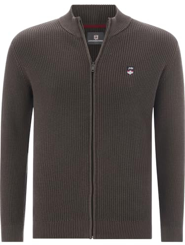 Jan Vanderstorm Herren Strickjacke Norander braun, 6XL (XXXXXXL) - 76/78