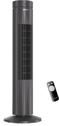 Emperial 30 Tower Fan | Oscillating Electric Fan with 7H Timer, 3 Cooling Modes, Remote Control & LED Indicator, Bladeless Cooling Floor Fan for Home & Office