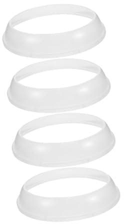 EXHUMKY Cotton Candy Machine Accessories 4pcs Plastic Screen Guard Candy Floss Maker Guard Sugar Dispenser Supply
