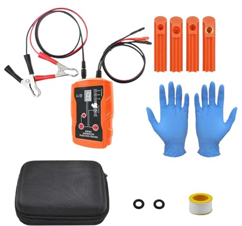 Generico Testeur d'injecteurs | Nettoyeur Injecteurs Auto | Kit de Réparation Auto avec Fonctions Nettoyage, Test, Suppression et Pression pour Maintenance Moteur