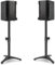OUUTMEE Lot de 2 Supports d'Enceinte Réglable en Hauteur, Pieds d'Enceintes Universel, Supports d'Enceinte au Sol avec Base Triangulaire pour Enceintes de Bibliothèque/Satellite, Jusqu'à 5KG(51-75CM)