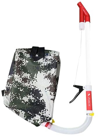 Jiuvaso Épandeur d'engrais pour fumier d'extérieur avec Sac à Dos, Distributeur d'engrais, pulvérisateur pour Jardin, Agriculteur, Gazon