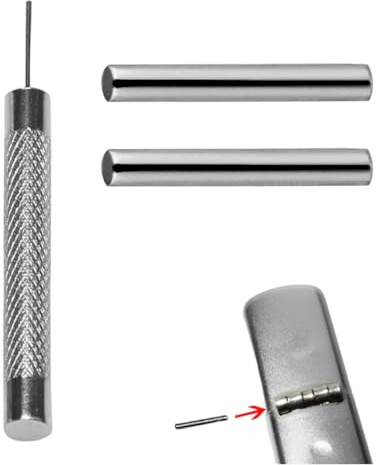 QOCUILC 2 Stück Scharnierstifte für ZP Feuerzeuge Ersatzteile Reparatur DIY Zubehör Set, Für Feuerzeuge vor 2005, 9mm