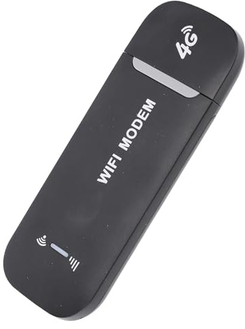 Fabater Router Modem WiFi 4G LTE Ad Alta velocità per Viaggi, Supporta 8 Dispositivi Connessi, Crittografia per la Navigazione su Internet (BLACK)