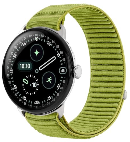 SimpleThings Sportarmband für Pixel Watch 2/1/3 4 (41mm 45mm) Armband | Sport Loop Nylonband kompatibel mit Google Watch 4/3 (45mm 41mm)/2/1 , Herren Damen, Atmungsaktive Weiche