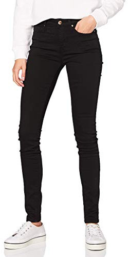 Tommy Hilfiger Jeans Donna Heritage Como Skinny RW Elasticizzati, Nero (Masters Black), 29W / 30L