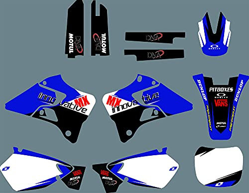 DST0004 Motorcross Graphics Kit Decalcomania Personalizzato per Moto Adesivi Kit per Yamaha YZ125 YZ250 YZ 125 250 1996-2001
