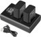 NEEWER NP-FW50 Juego de Cargador de Batería de Cámara para Sony ZV-E10 A7 A7R A7RII A7II A7SII A7S RX10 Series (Paquete de 2 Baterías de Repuesto de 1100mAh MicroUSB y Entrada tipoC Dual Cargador)