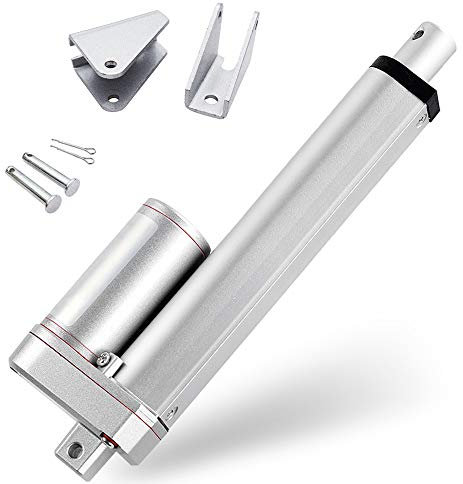 DCHOUSE Linear Motion Actuators 1000N/225lbs Linear Actuator 250mm/10 stroke Linear actuators12V DC for Auto Car RV Electric Door Opener Industrial Agricultural Window