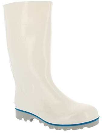 Nora Multiralf Stivali antinfortunistici, Unisex - Adulto, SRC, Bianco (Bianco 3090N32N), 46 EU (11 UK)