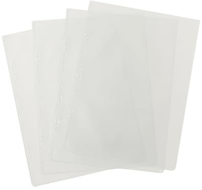 Techstyle A2 Portfolio Sleeves Plastic Sleeves, Pack of 10 Presentation Clear Display Sleeves