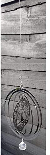 Stainless Steel Wind Spinner For Home Or Garden - Small Tree Of Life