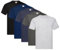 Fruit of the Loom Original - Camiseta de hombre cuello redondo (pack de 5) Negro/Azul Marino/Gris jaspeado/Grafito Claro/Azul Marino M