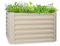 blumfeldt Jardinieres Exterieur Surélevées, Pot de Fleur Exterieur pour Les Fleurs, Herbes, Fruits, Légumes, Bac Jardiniere Balcon, Potager sur Pied, Acier Ultra Solide, 600L, 100 x 60 x 100cm, Beige