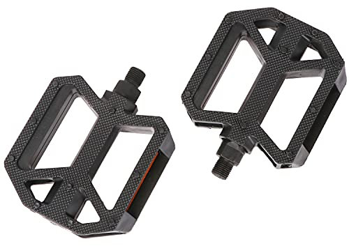 AVASTA Fahrradpedale BMX Mountain Road City Bike Pedal, 9/16 Zoll Borstahl Spindel mit Reflektor Ersatz rutschfest Leichte