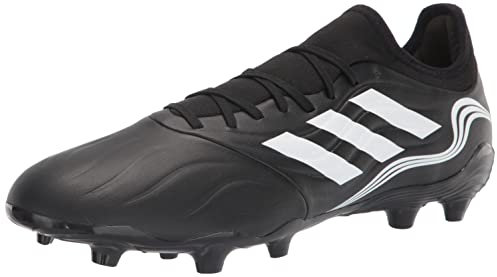 adidas Unisex Copa Sense.3 Firm Ground Soccer Shoe, Core Black/White/Vivid Red, 8 US Men