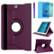 Funda para Samsung Galaxy Tab S2 de 9.7 pulgadas (SM-T810 SM-T813 SM-T815 SM-T817 SM-T819), funda protectora inteligente con soporte giratorio de 360 grados, con lápiz capacitivo, película de pantalla