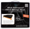 Drap-housse Extreme King noir 100% imperméable, sans danger pour les produits de massage à base d'huile, d'eau et de silicone, hypoallergénique, silencieux, lavable en machine, poche profonde de 35 cm
