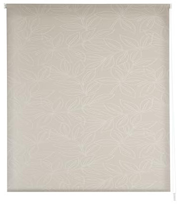 Estoralis | Selene | Estor Enrollable Diseño Moderno | Translúcido Jacquard | Beige | 170 x 255 cm (Ancho/Alto) Tamaño Tela 167 x 250 cm | Estores para Ventanas y Puertas
