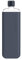 memobottle SLIM (azul medianoche) Paquete económico – 450 ml – Botella, funda y tapa de silicona | Botella de agua elegante, delgada y plana para bolsas y portátiles | Tritan sin BPA | Ideal para uso
