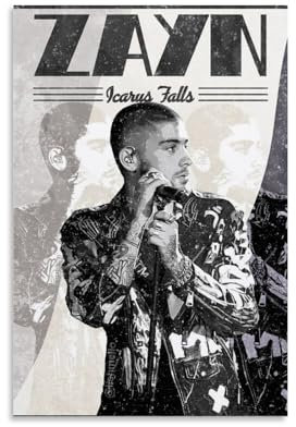 LAHTI Zayn Malik Vintage-Poster, dekoratives Gemälde, Leinwand, Wandposter und Kunstdruck, modernes Familienschlafzimmer-Dekor-Poster, 20 x 30 cm