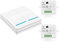 Aroidful Interruptor de Luz Inalámbrico, controlador RF 433MHZ con mando a distancia, Interruptor Inalámbrico de 240 V, Sin Cableado, Con Batería, Blanco