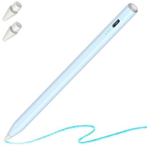 Stylet rechargeable à pointe pixel actif compatible uniquement avec Apple iPad 2018 et version ultérieure