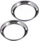 LIFKOME 2pcs Wok Rack Wok Support Ring Induction Wok Ring Pot Stand Wok for Induction Cooktop Heat-proof Pot Rack Wok Cradle Kitchen Pot Holder Wok Grate Steam Stainless Steel Potholder