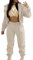 WILLBEST Ensembles Fille Cintre Pantalon Pull Femme Noir Collants Sexy Tenue de Ski Manteau Fille jeanss Taille Haute Femme Ensemble Tricot Femme Sweats à Capuche Homme Ensemble Sac a Main Femme