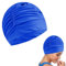 Cuffia Piscina Donna e Uomo, Cuffia Piscina per Adulti con Capelli Lunghi, Cuffia da nuoto per capelli lunghi, Cuffia Piscina Donna e da uomo, per Bagno Nuoto e Sport, Blu