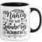 Nähen Geschenk Stricken Nähen Ist Wie Zaubern Können Tasse Geschenk Kaffee-Becher (Schwarz)